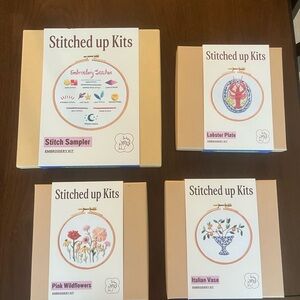 Stitched Up Kits Beginner Embroidery Set